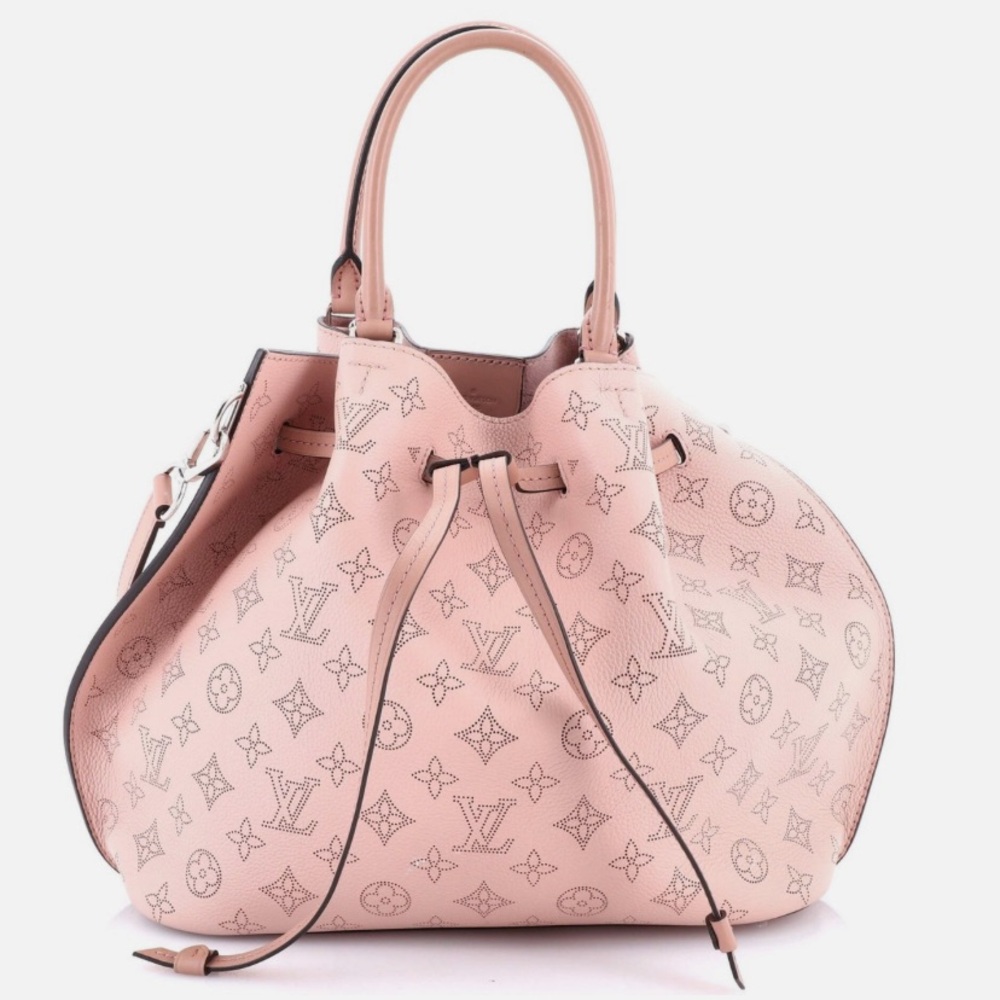 Louis Vuitton Girolata Handbag Mahina Leather w/ Wristlet included